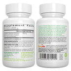 Two white Longvida supplement bottles shown side by side on a white background, displaying the front Supplement Facts label and the back of the bottle with usage and warnings.