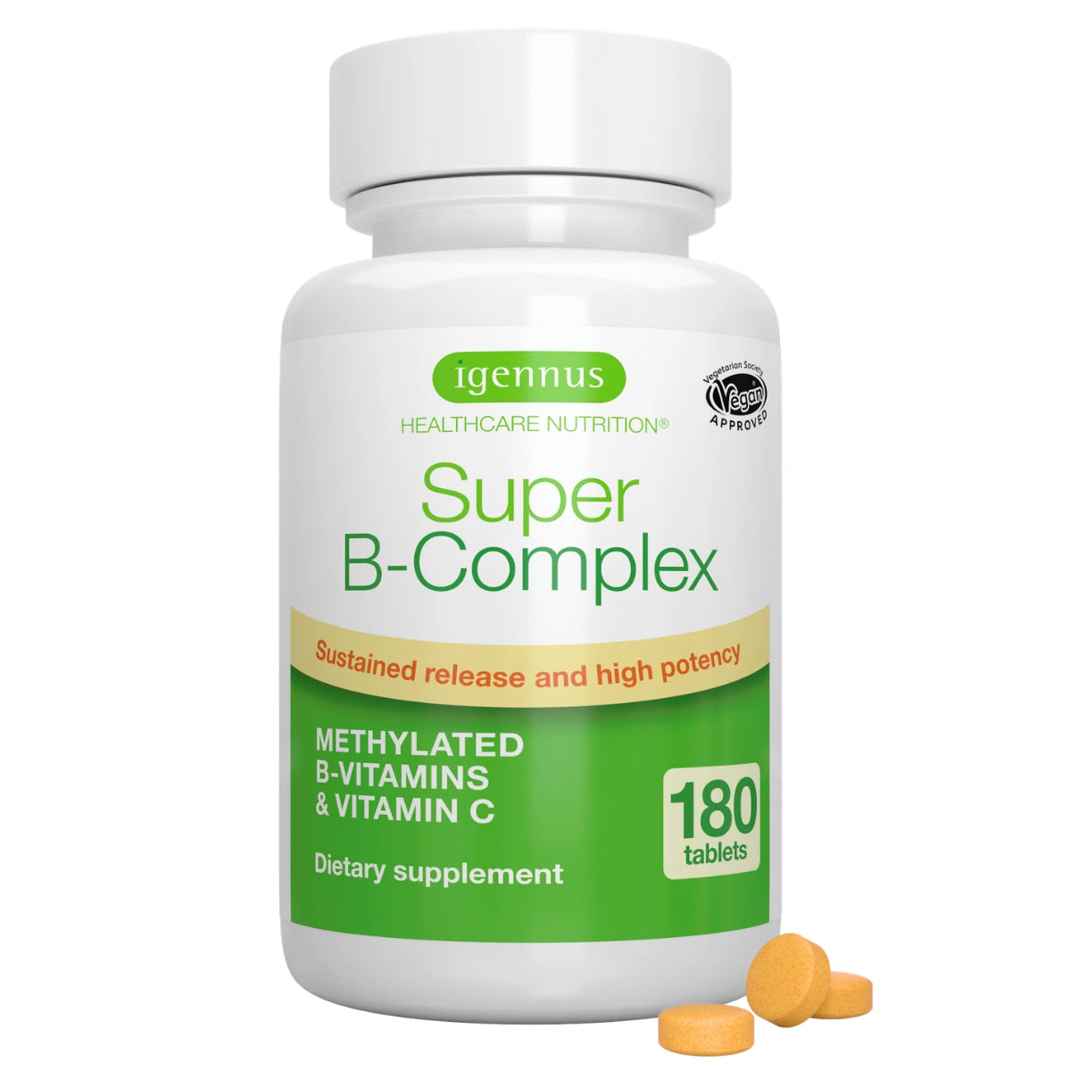 Infini B Complex Methylated B-Complex Vitamin, High Absorption, Clean Label | Igennus ...