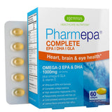 Igennus Pharmepa Complete dietary supplement box with a blister pack of softgels, shown on a clean white background.