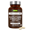 Bottle of igennus Multivitamin & Minerals for Men on a white background