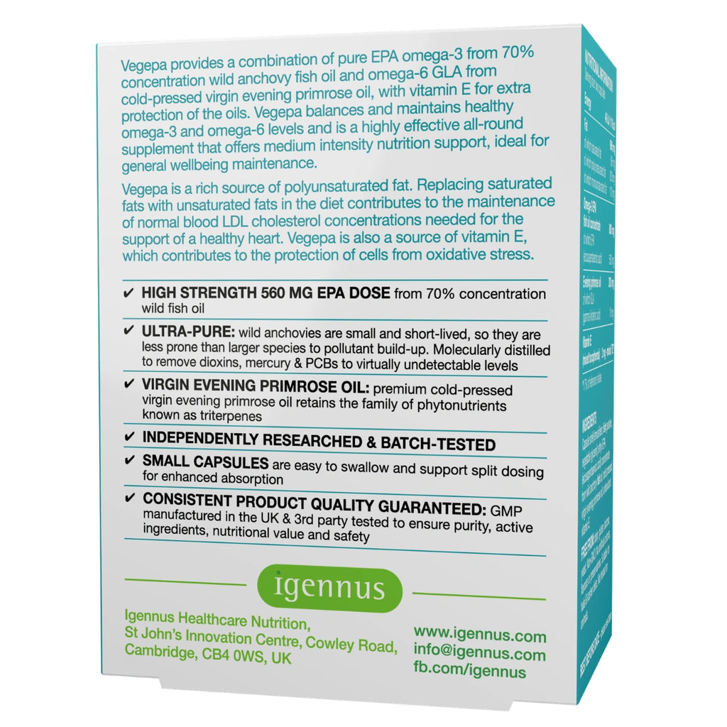Vitamins packaging with text on a white background
