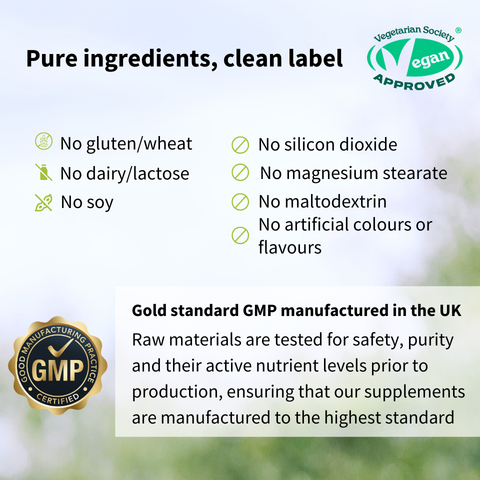 Vegan manufactured