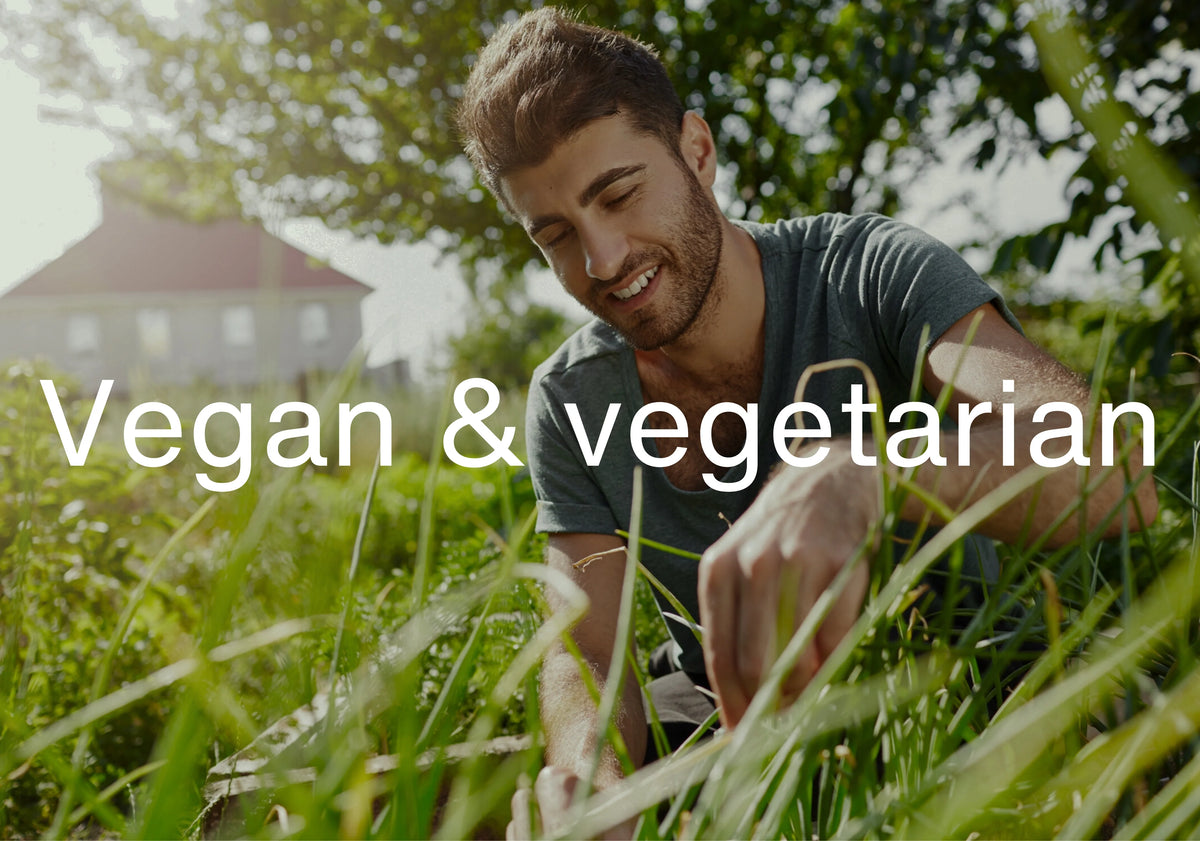 vegan and vegetarian banner
